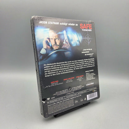 Safe - Todsicher	Steelbook	Blu-Ray Film	mit Jason Statham	Zustand:	Neu
