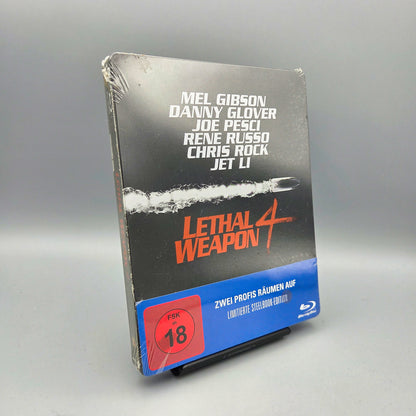 Lethal Weapon 4	Steelbook	Blu-Ray Film	mit Mel Gibson	Zustand:	Neu
