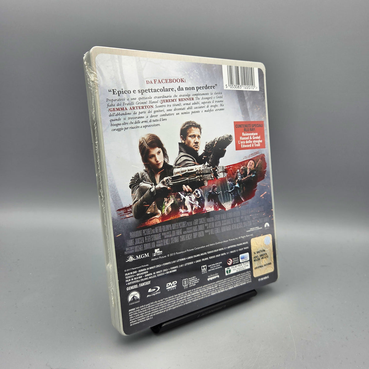Hänsel & Gretel: Hexenjäger	Steelbook	Blu-Ray Film	Italienische Ausgabe mit deutschem Ton