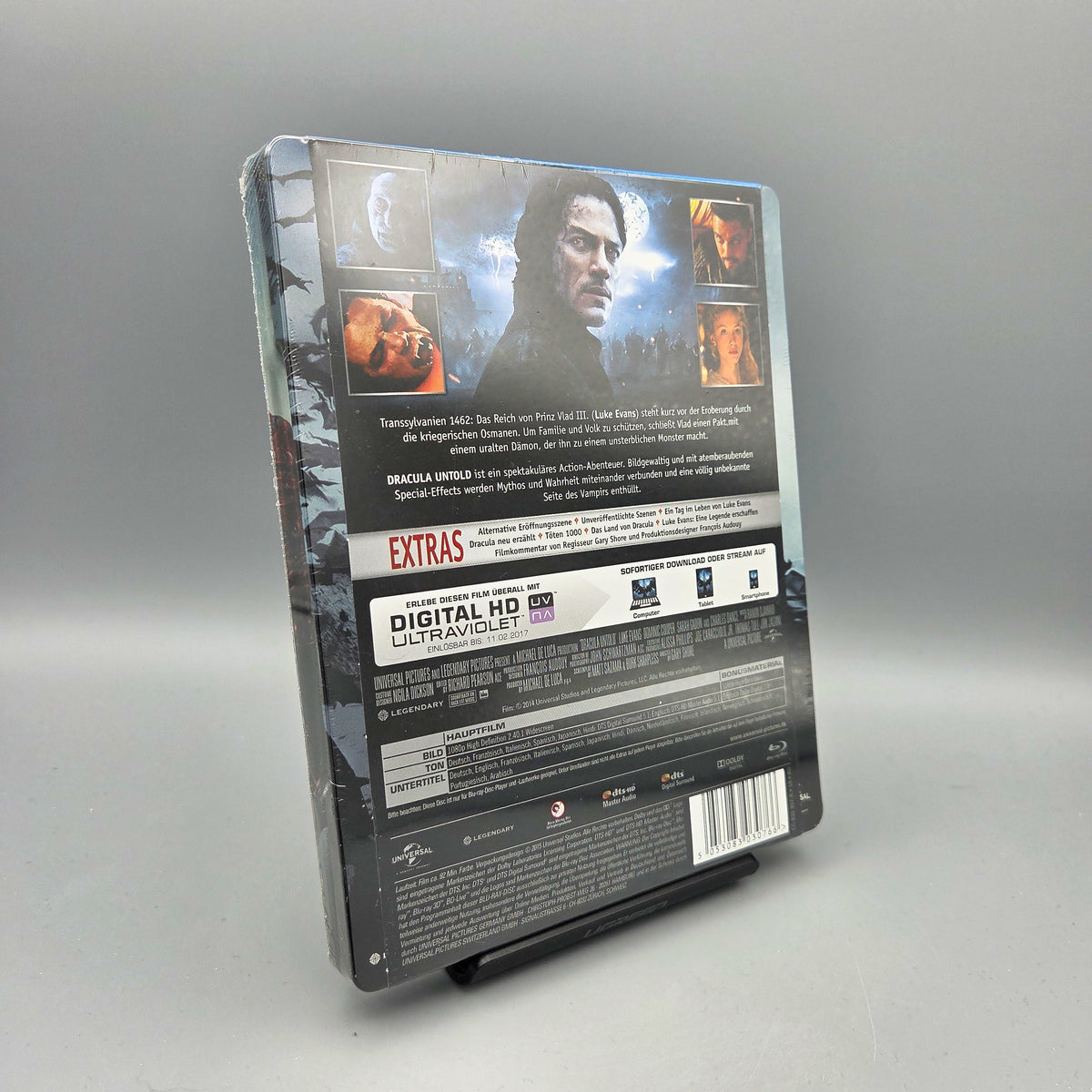 Dracula Untold	Steelbook	Blu-Ray Film	mit Luke Evans	Zustand:	Neu