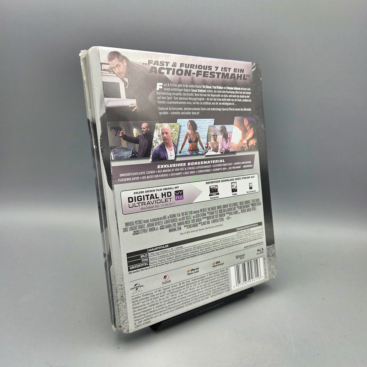 Fast & Furious 7	Steelbook	Blu-Ray Film		Zustand:	Neu
