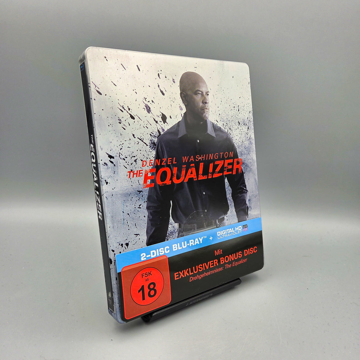 The Equalizer	Steelbook	Blu-Ray Film	mit Denzel Washington