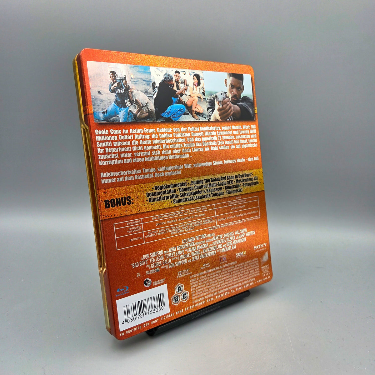 Bad Boys - Harte Jungs	Steelbook	Blu-Ray Film		Zustand:	Sehr Gut