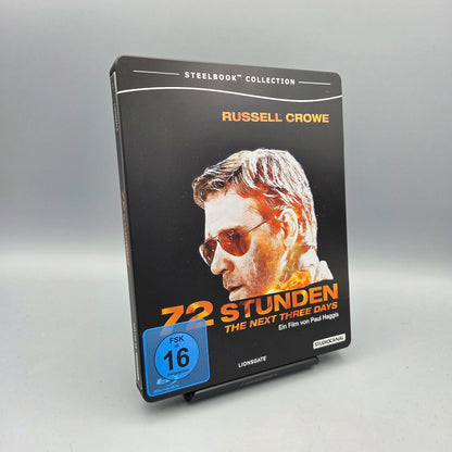 72 Stunden - The Next Three Days	Steelbook	Blu-Ray Film		Zustand:	Gut