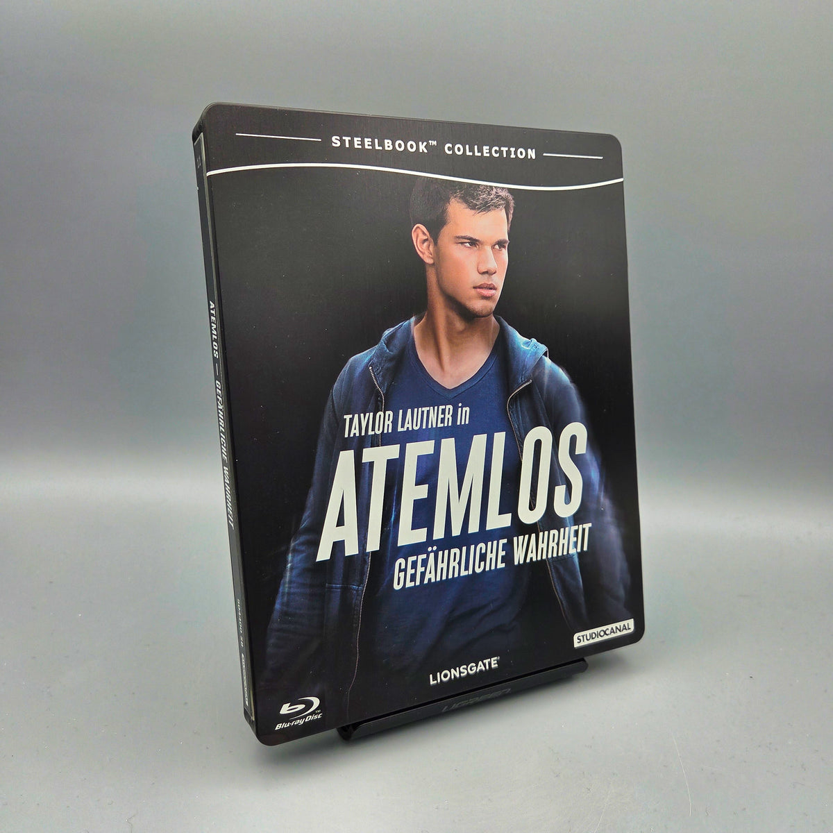 Atemlos - Gefährliche Wahrheit	Steelbook	Blu-Ray Film	mit Taylor Lautner	Zustand:	Sehr Gut