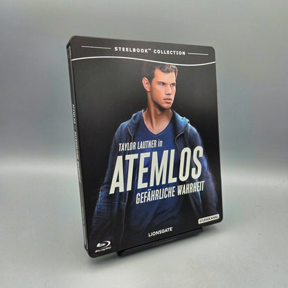 Atemlos - Gefährliche Wahrheit	Steelbook	Blu-Ray Film	mit Taylor Lautner	Zustand:	Sehr Gut