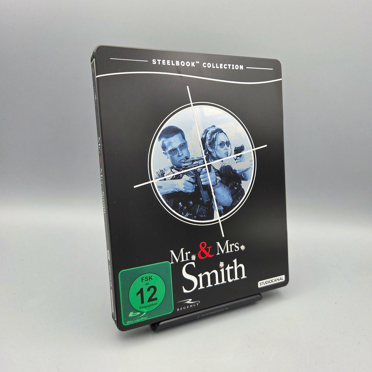 Mr. & Mrs. Smith	Steelbook	Blu-Ray Film	mit Brad Pitt	Zustand:	Gut