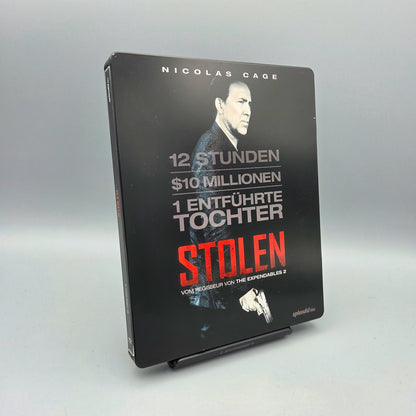 Stolen	Steelbook	Blu-Ray Film	mit Nicolas Cage	Zustand:	Gut
