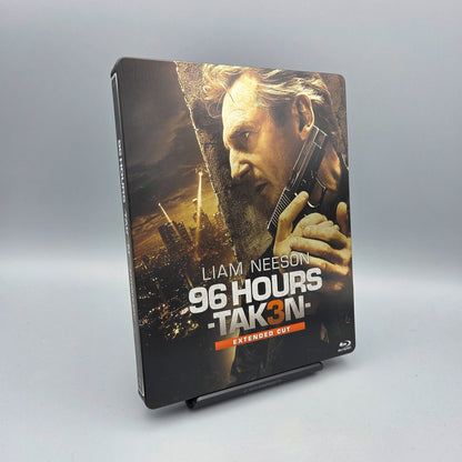 96 Hours - Taken 3	Steelbook	Blu-Ray Film	mit Liam Neeson	Zustand:	Sehr Gut
