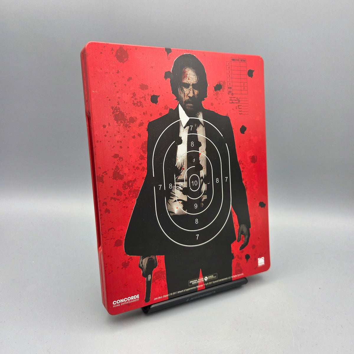 John Wick: Kapitel 2	Steelbook	Blu-Ray Film	mit Keanu Reeves	Zustand:	Sehr Gut