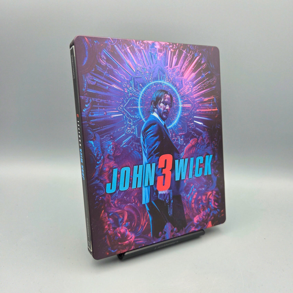 John Wick: Kapitel 3	Steelbook	Blu-Ray Film	mit Keanu Reeves	Zustand:	Sehr Gut
