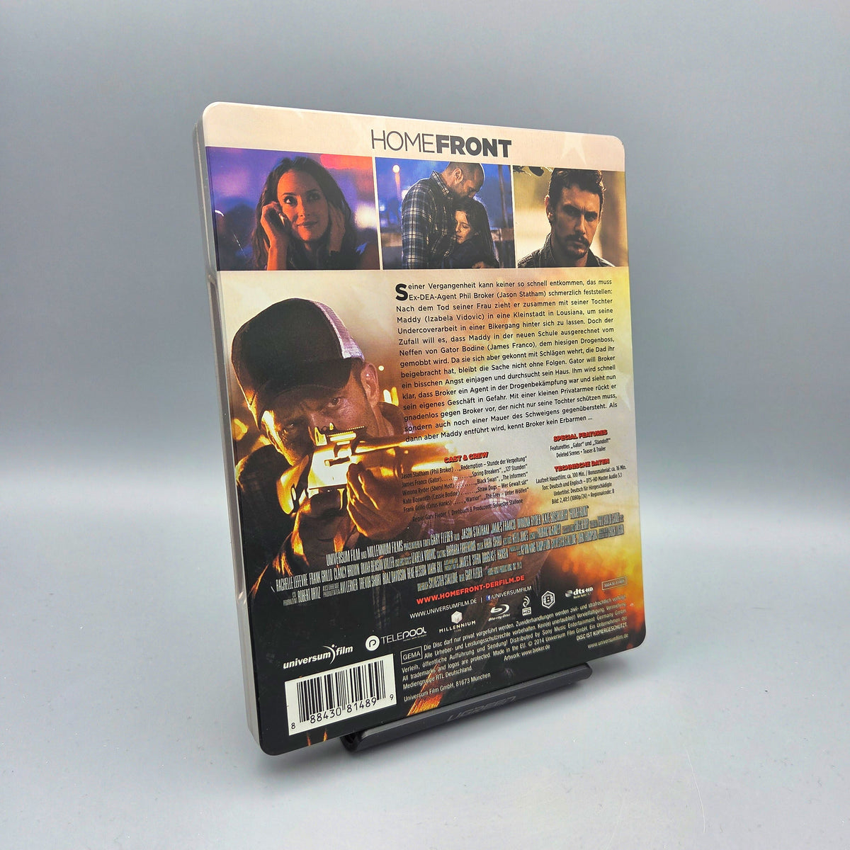 Homefront	Steelbook	Blu-Ray Film	mit Jason Statham	Zustand:	Sehr Gut