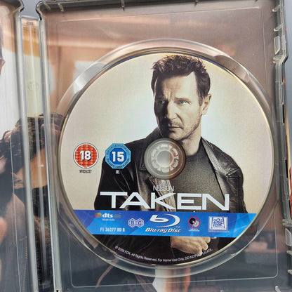 Taken	Steelbook	Blu-Ray Film	Englische Ausgabe mit deutschem Ton