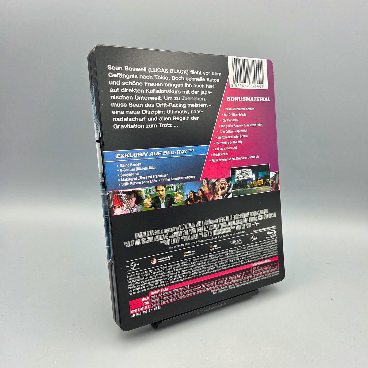 The Fast and the Furious: Tokyo Drift	Steelbook	Blu-Ray Film		Zustand:	Sehr Gut