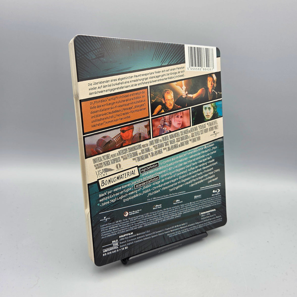 Pitch Black	Steelbook	Blu-Ray Film	Limited Edition	Zustand:	Sehr Gut