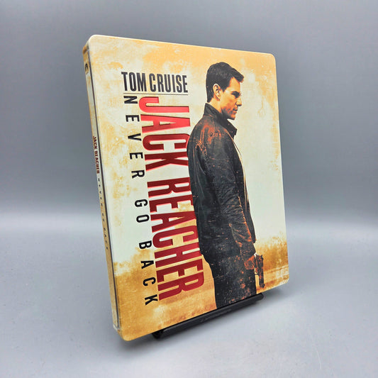 Jack Reacher - Never go back	Steelbook	Blu-Ray Film	mit Tom Cruise	Zustand:	Sehr Gut