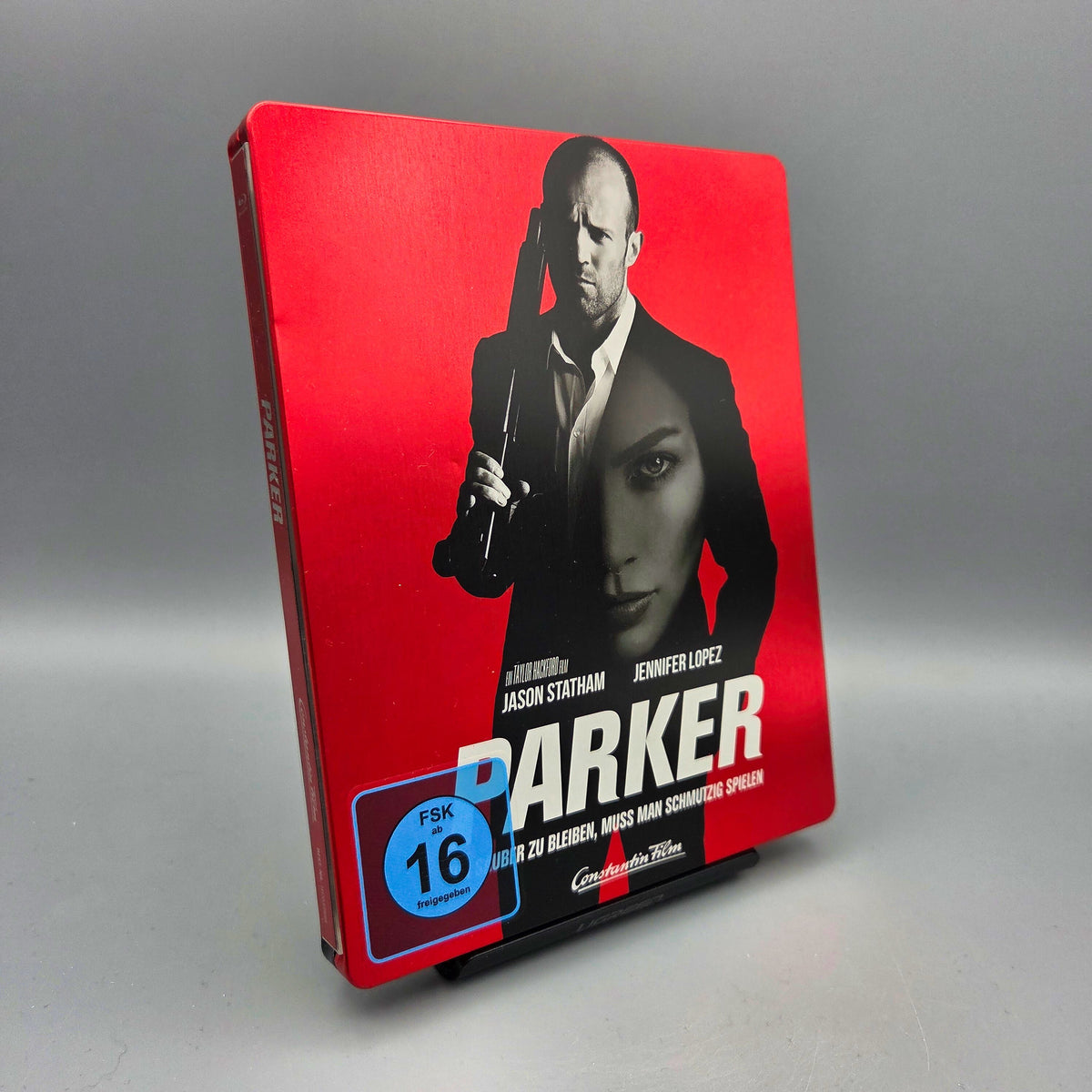 Parker	Steelbook	Blu-Ray Film	mit Jennifer Lopez & Jason Statham	Zustand:	Gut