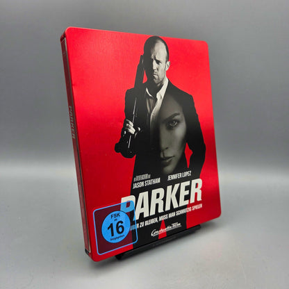 Parker	Steelbook	Blu-Ray Film	mit Jennifer Lopez & Jason Statham	Zustand:	Gut