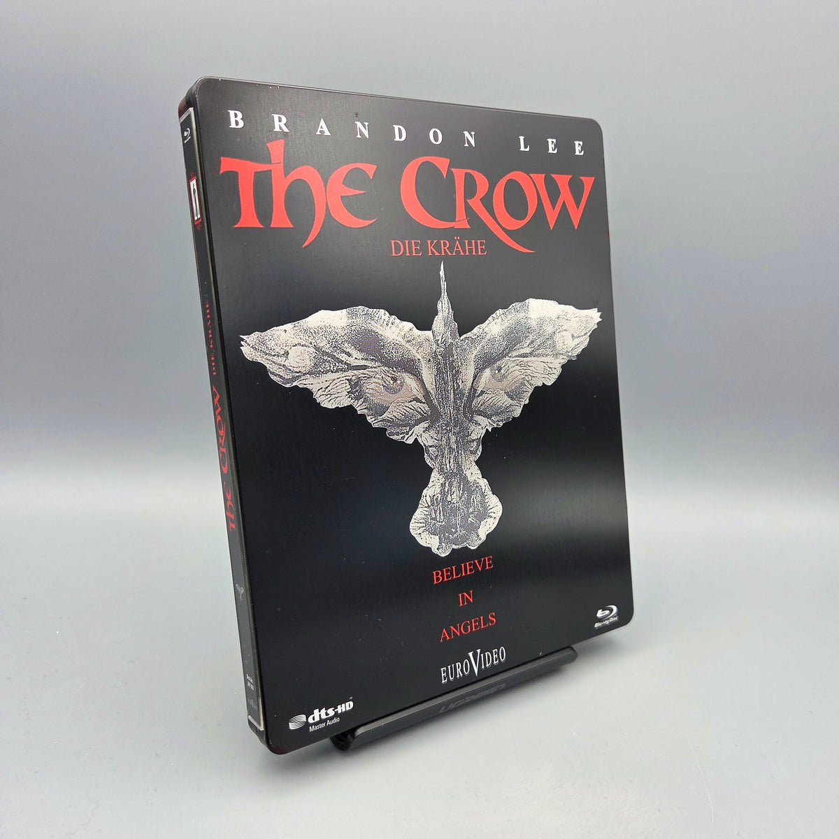 The Crow - Die Krähe	Steelbook	Blu-Ray Film	mit Brandon Lee	Zustand:	Gut