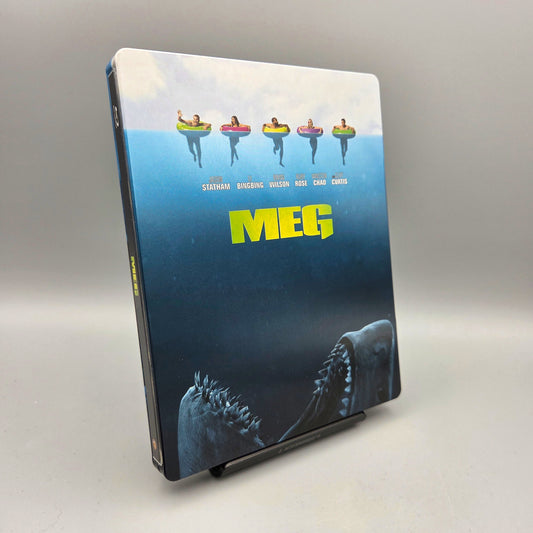 Meg	Steelbook	Blu-Ray Film	mit Jason Statham	Zustand:	Gut