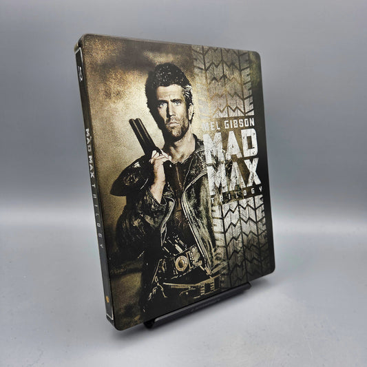 Mad Max Trilogie	Steelbook	Blu-Ray Film	Spanische Ausgabe mit deutschem Ton