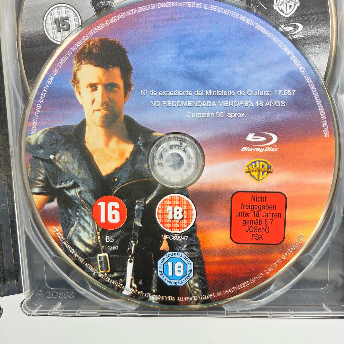 Mad Max Trilogie	Steelbook	Blu-Ray Film	Spanische Ausgabe mit deutschem Ton
