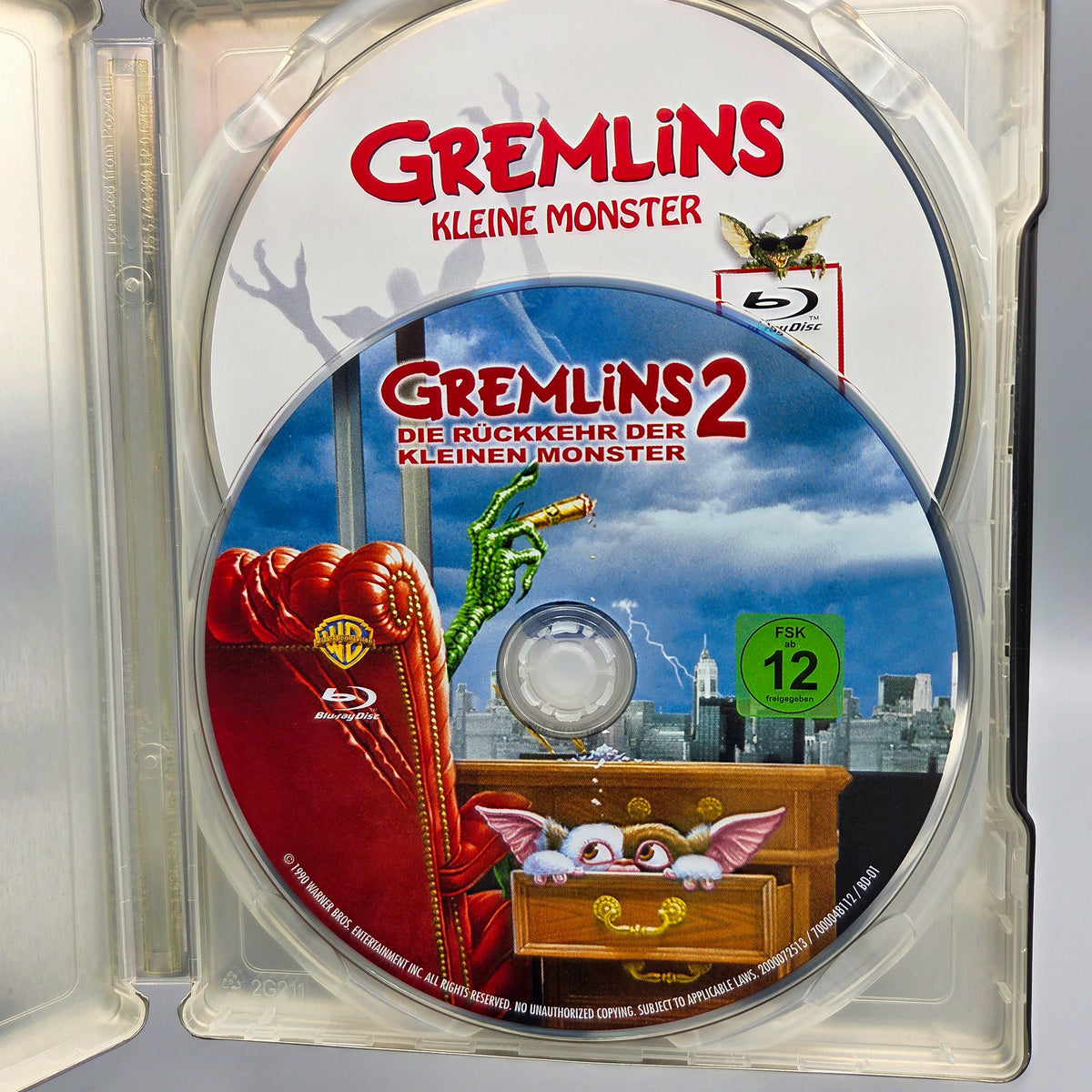 Gremlins 1 & 2	Steelbook	Blu-Ray Film		Zustand:	Gut