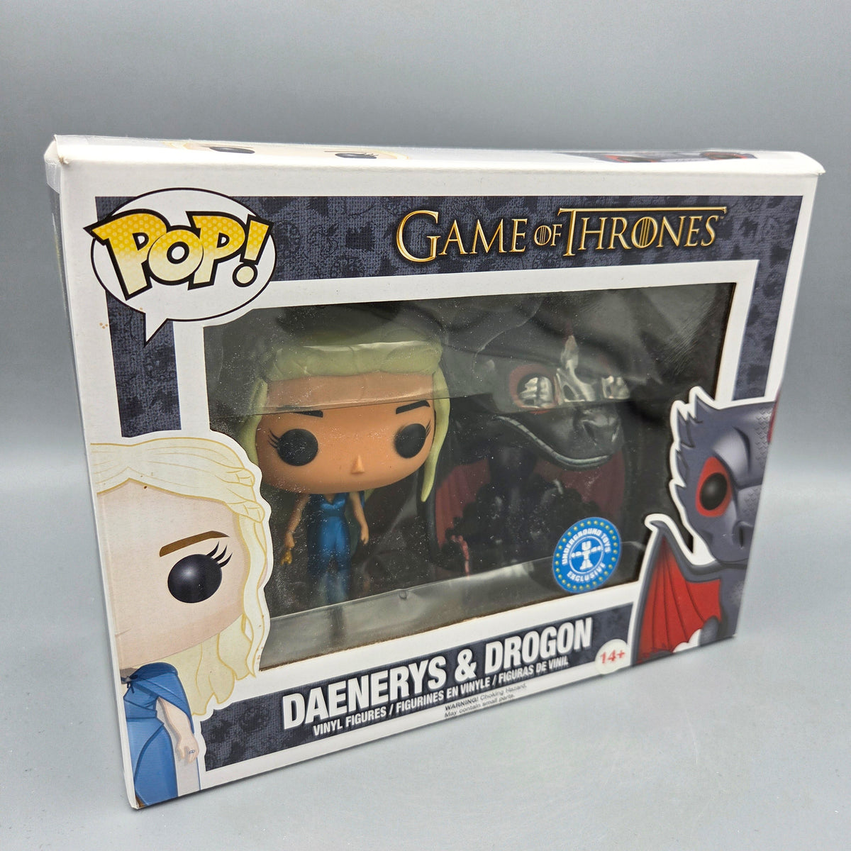 Funko Pop! Game of Thrones	2 Pack Daenerys & Drogon	Exclusive	-	Vinylfigur