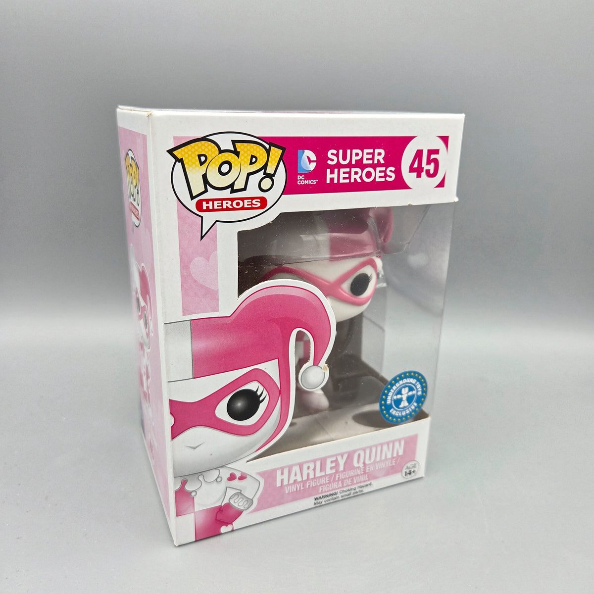 Funko Pop! DC Super Heroes	#45 Harley Quinn	Exclusive	Heroes	Vinylfigur
