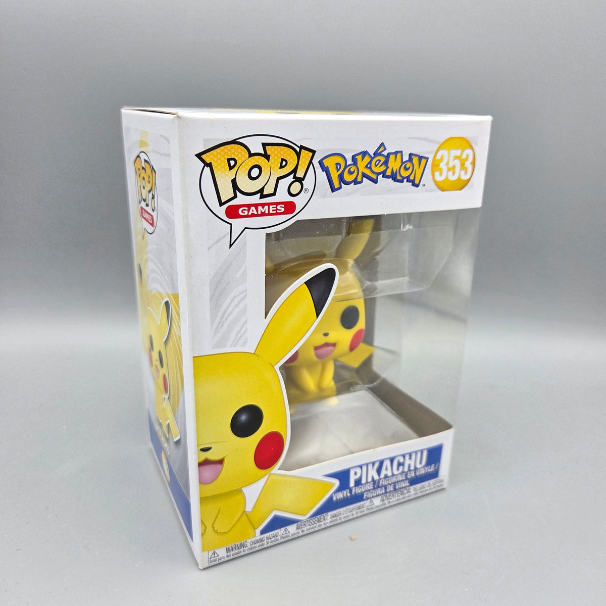 Funko Pop! Pokémon	#353 Pikachu		Games	Vinylfigur