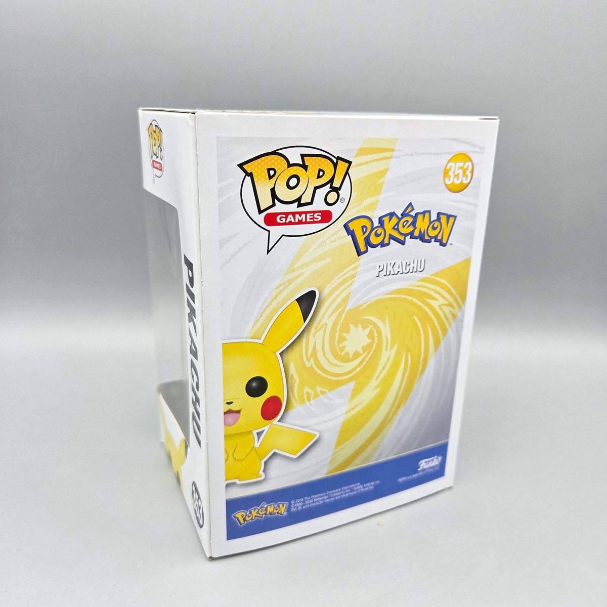Funko Pop! Pokémon	#353 Pikachu		Games	Vinylfigur