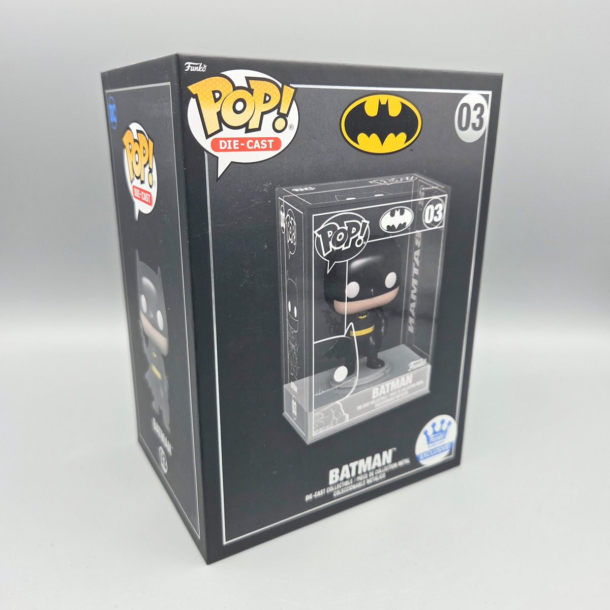 Funko Pop! #03 Batman	Exclusive	Die-Cast	Vinylfigur