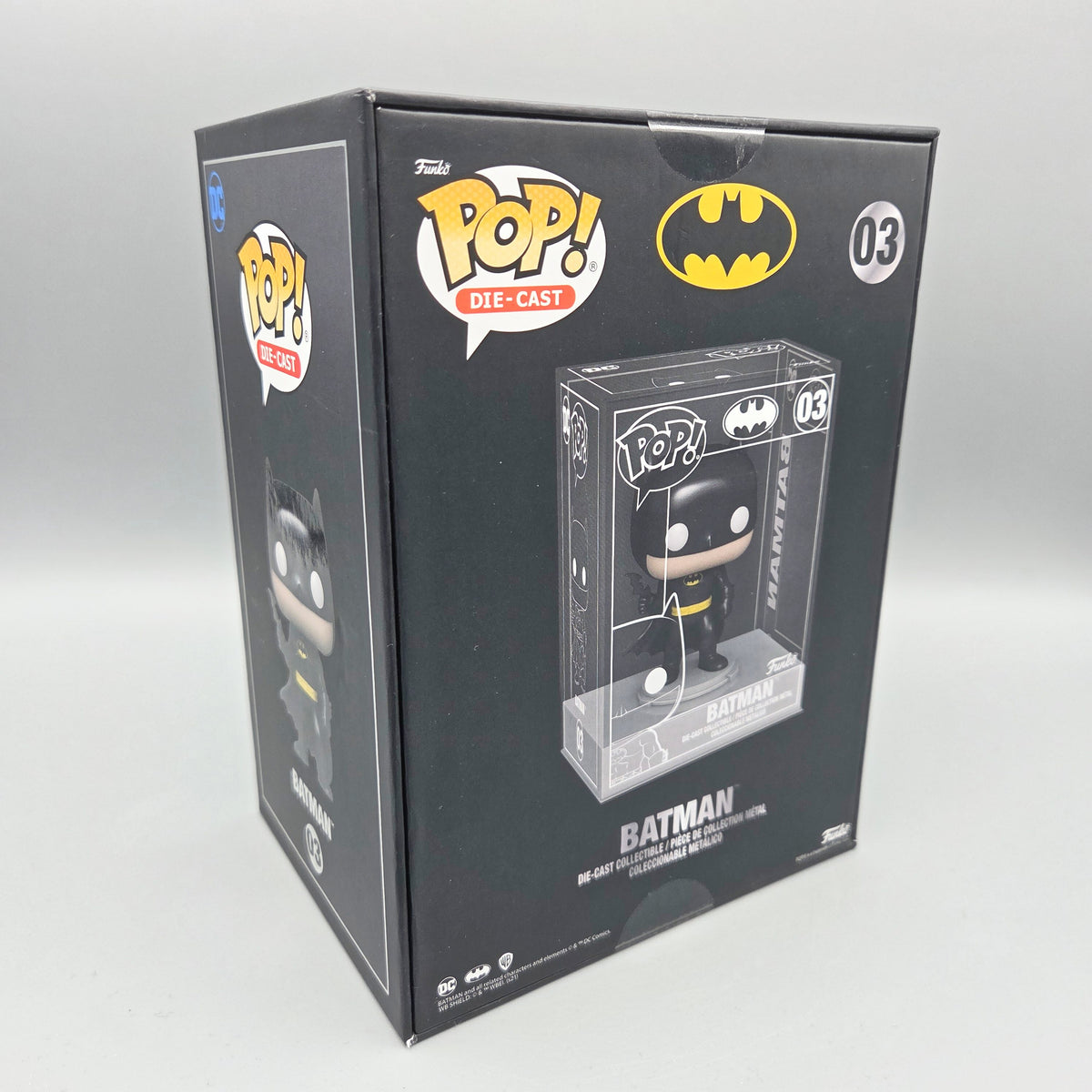 Funko Pop! #03 Batman	Exclusive	Die-Cast	Vinylfigur