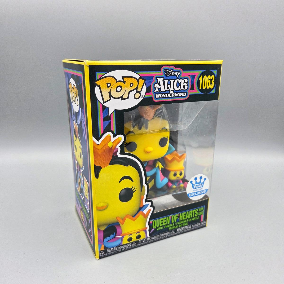 Funko Pop! Alice im Wunderland	#1063 Queen of Hearts with King	Exclusive	Disney	Vinylfigur