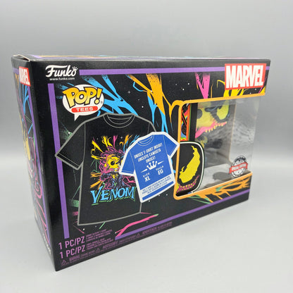 Funko Pop! Marvel	#869 Eddie Brock inkl. T-Shirt Gr. XL Tees 100 % Baumwolle