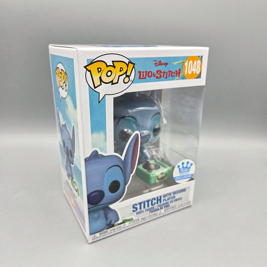 Funko Pop! Lilo & Stitch	#1048 Stitch with Record Player	Exclusive	Disney	Vinylfigur