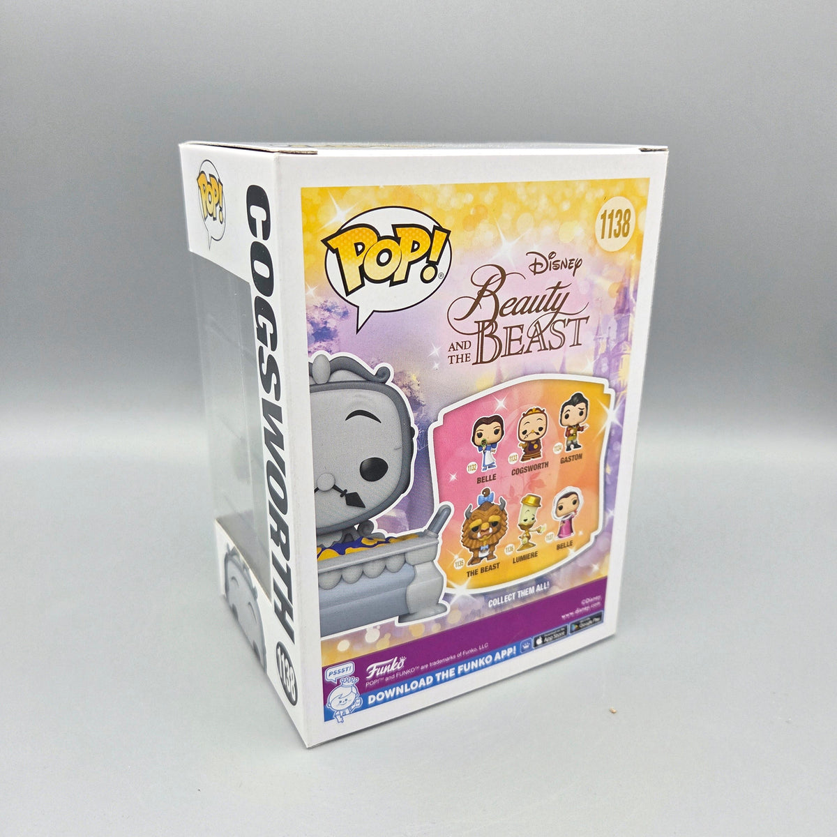 Funko Pop! Die Schöne und das Biest	#1138 Cogsworth Chase	Disney	Exclusive