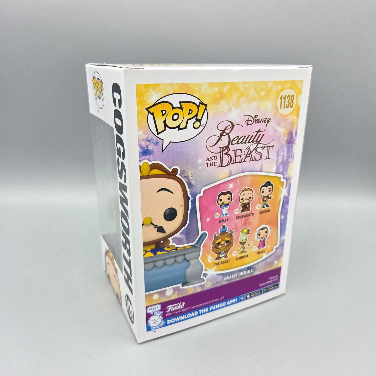Funko Pop! Die Schöne und das Biest	#1138 Cogsworth	Exclusive	Disney	Vinylfigur