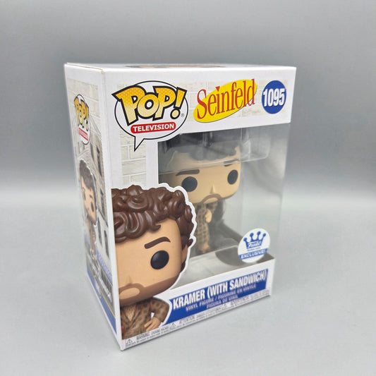 Funko Pop! Seinfeld	#1095 Kramer (with sandwich)	Exclusive	Television	Vinylfigur