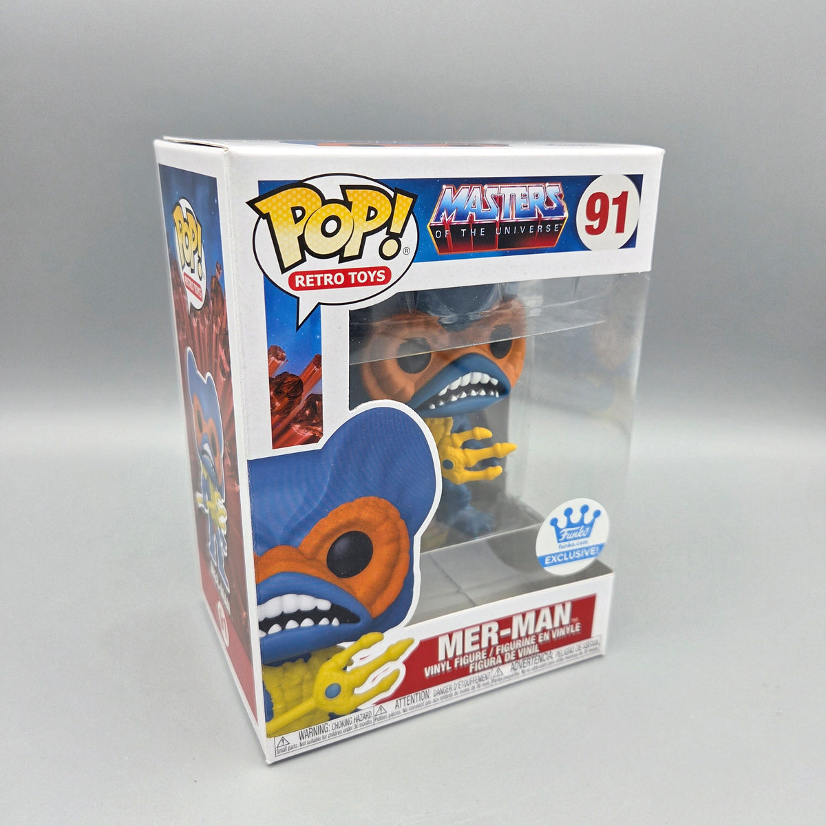 Funko Pop! Masters of the Universe	#91 Mer-Man	Exclusive	Retro Toys	Vinylfigur