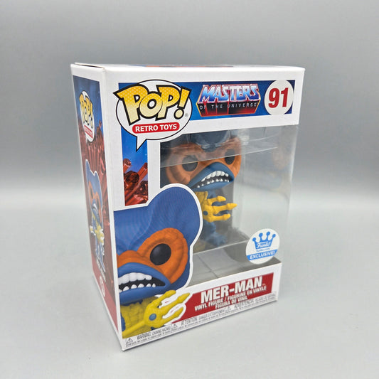 Funko Pop! Masters of the Universe	#91 Mer-Man	Exclusive	Retro Toys	Vinylfigur