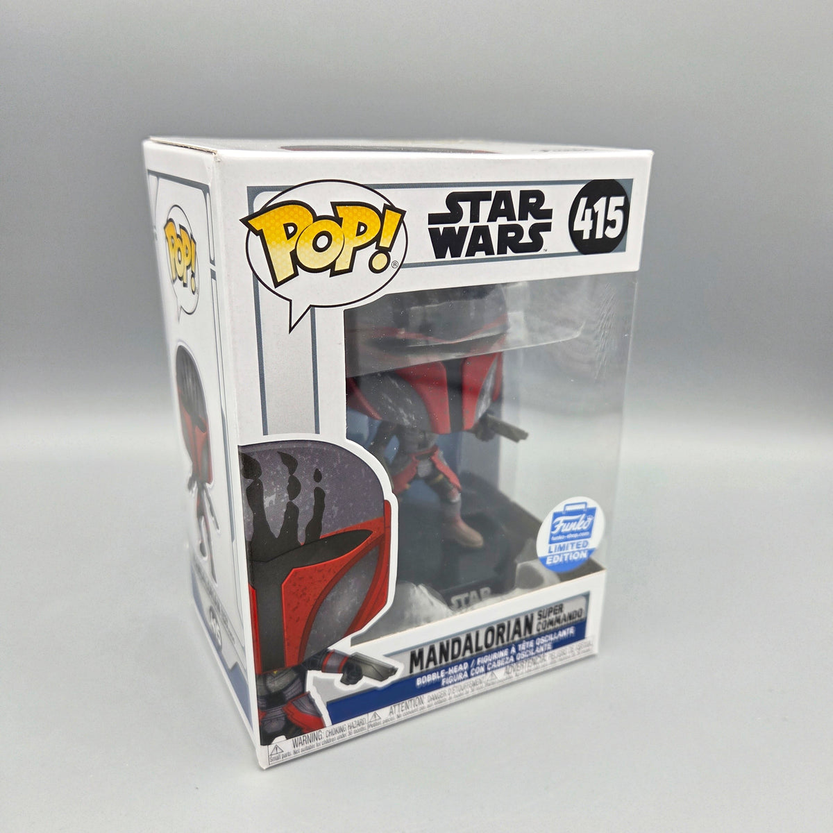 Funko Pop! Star Wars	#415 Mandalorian Super Commando	Exclusive	-	Vinylfigur
