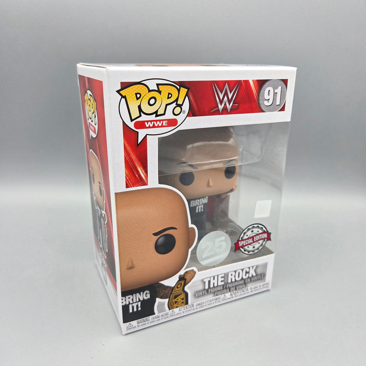 Funko Pop! #91 The Rock	Special Edition	WWE	Vinylfigur