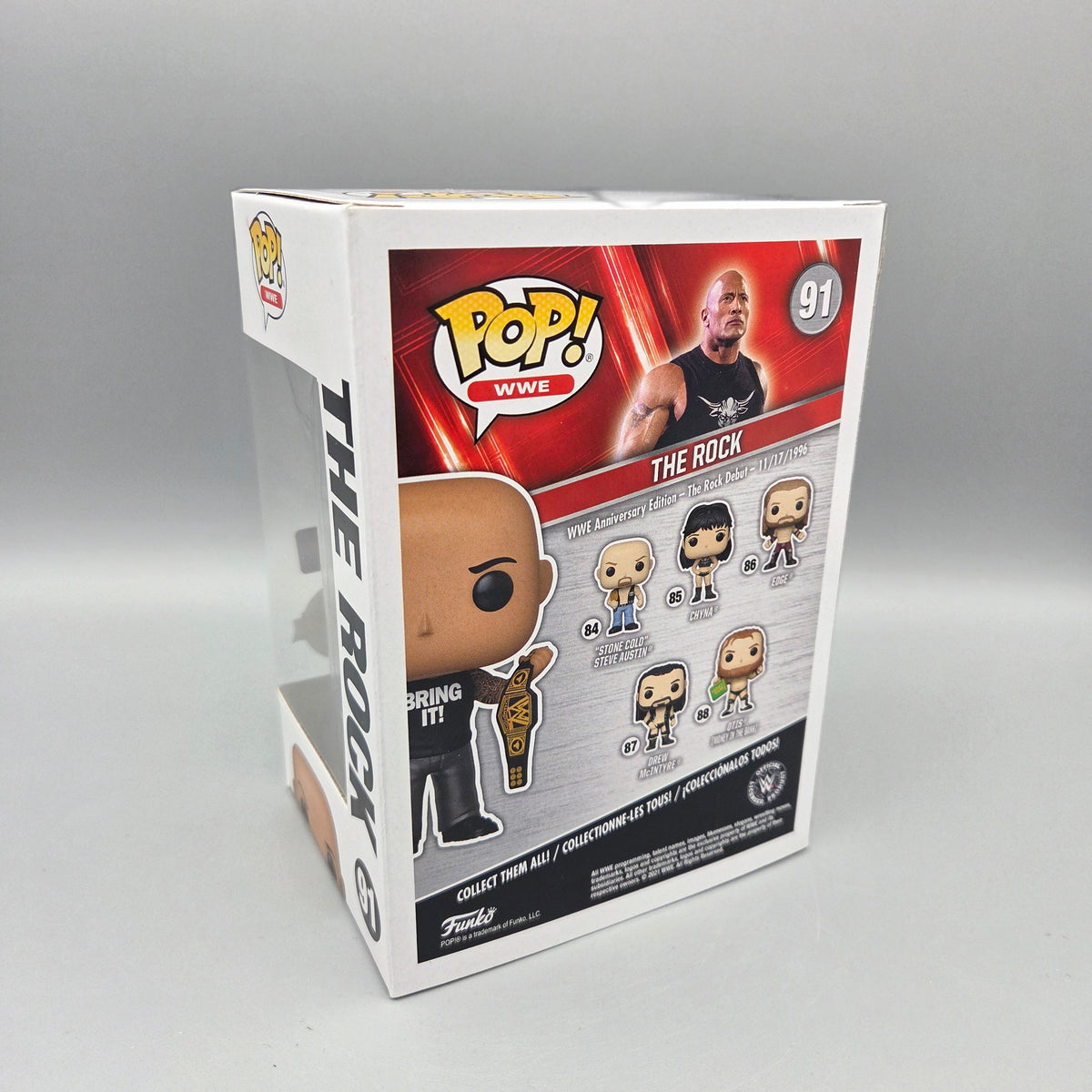 Funko Pop! #91 The Rock	Special Edition	WWE	Vinylfigur