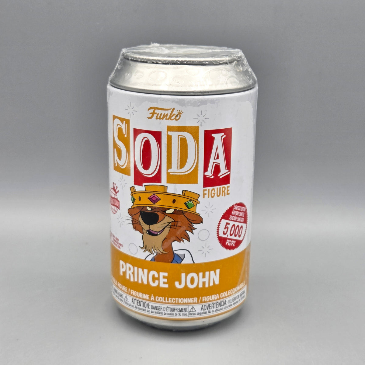 Funko Pop! Disney - Robin Hood		Prince John		Soda	 1/5000