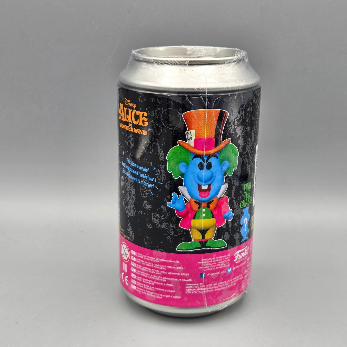 Funko Pop! Disney - Alice im Wunderland		Mad Hatter	Black Light Exclusive	Soda	 1/5000