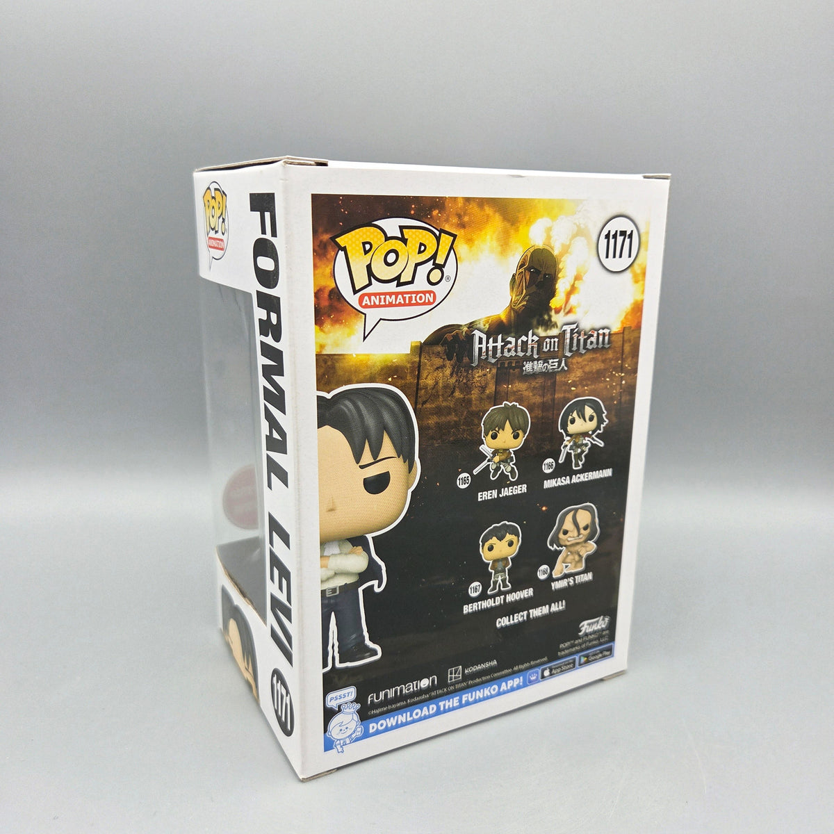 Funko Pop! Attack on Titan	#1171 Formal Levi	Exclusive	Animation	Vinylfigur