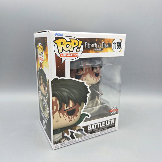 Funko Pop! Attack on Titan	#1169 Battle Levi	Special Edition	Animation	Vinylfigur