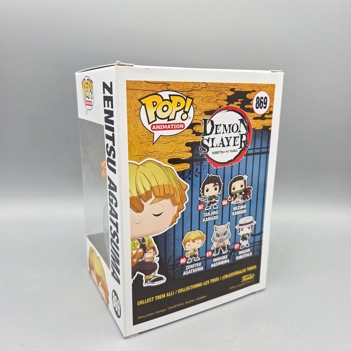Funko Pop! Demon Slayer	#869 Zenitsu Agatsuma		Animation	Vinylfigur