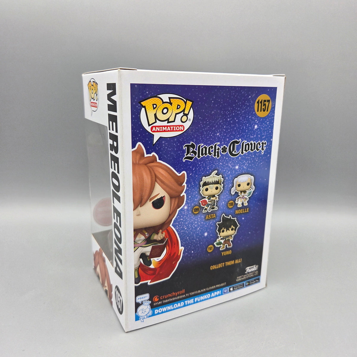 Funko Pop! Black Clover	#1157 Mereoleona	Exclusive	Animation	Glows in the Dark